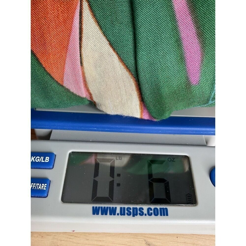 True Destination V Neck Dress Multicolor Tropical Leaf Print Sleeveless Casual S - Picture 11 of 11